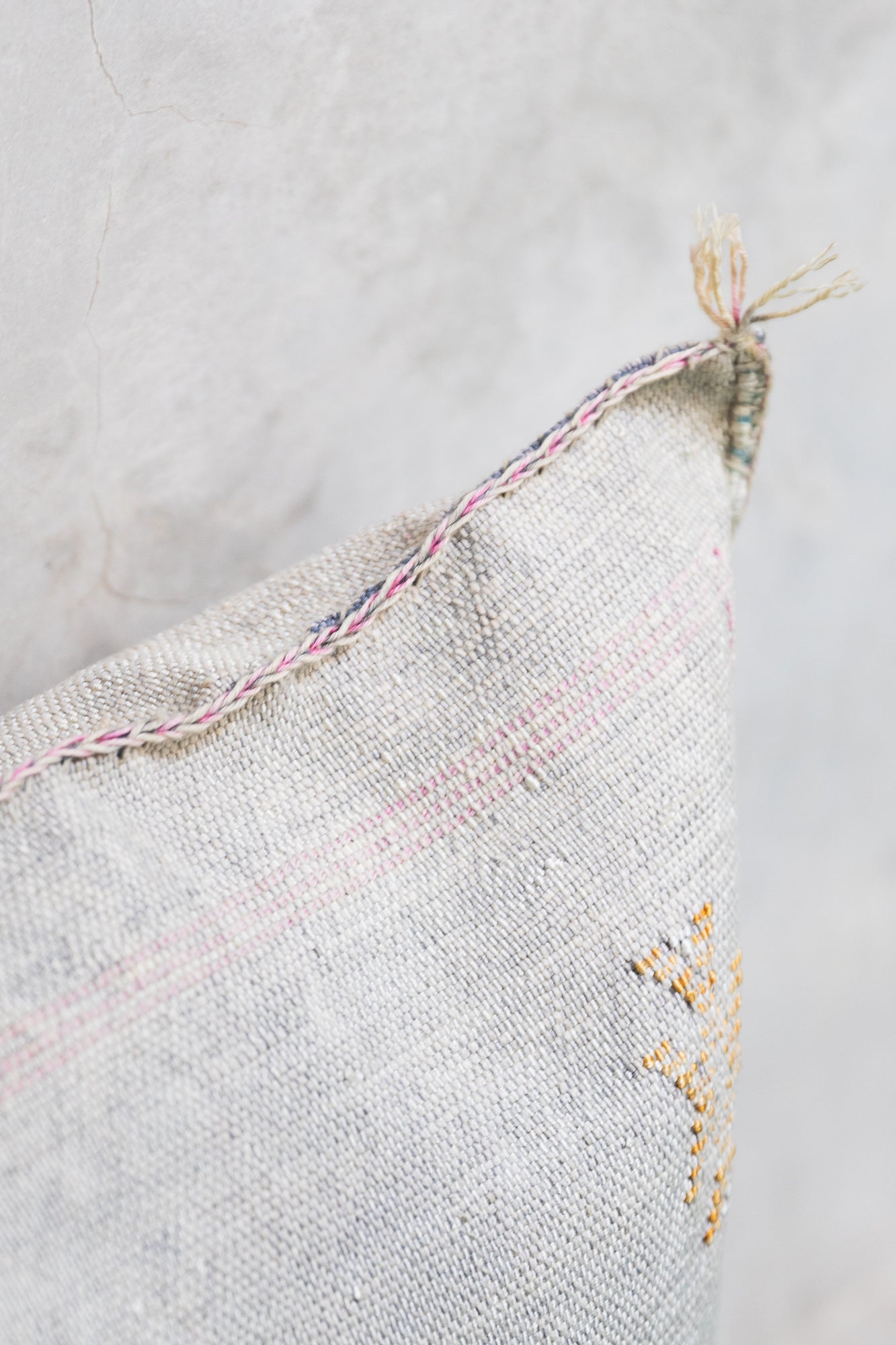 Cactus Silk Cushion Cover - Cement Color