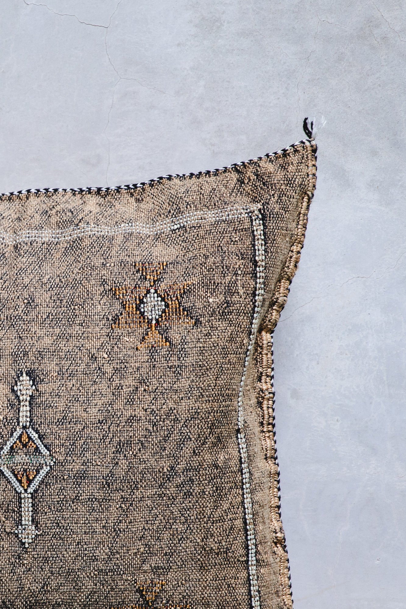 Cactus Silk Cushion Cover - Sand Volcano Color